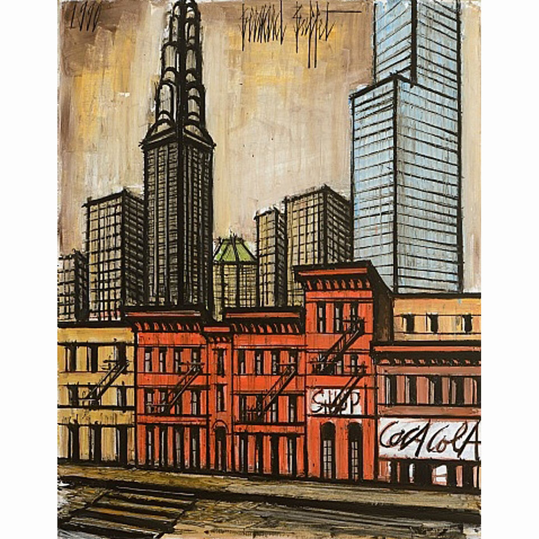 Bernard Buffet - dipinto 04 le-cristal-building-1990