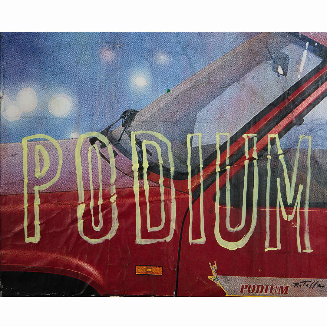 Mimmo Rotella - dipinto 04 Podium