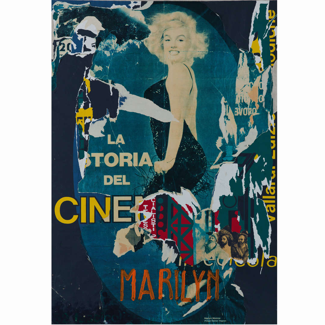 Mimmo Rotella - dipinto 05 marilyn